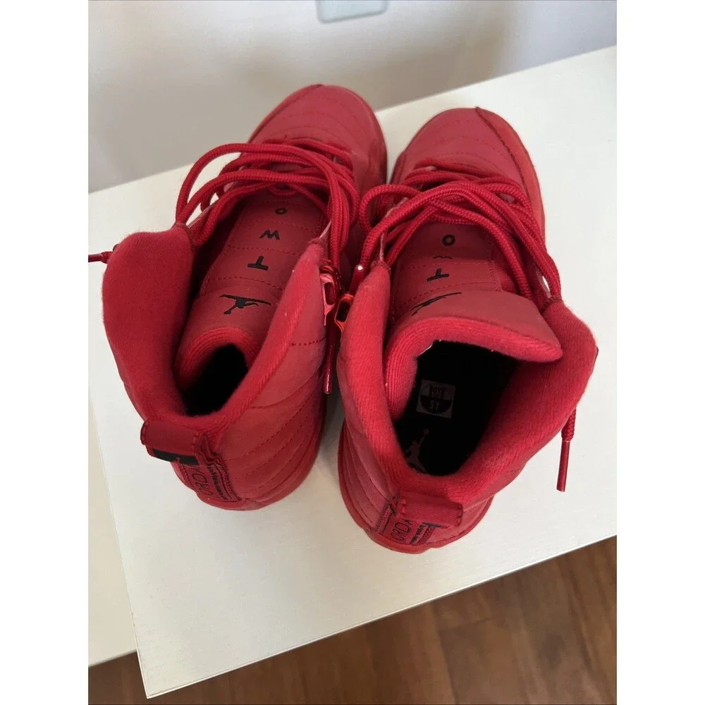 Size 5Y- Jordan 12 Retro Mid Gym Red - 153265-601